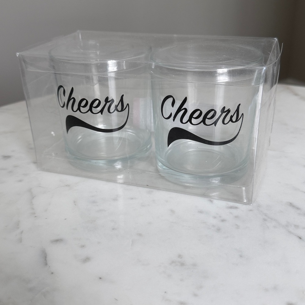 Set of Two Whiskey Glasses